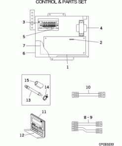 FDUMA28KXE5R CONTROL AND PARTS SET