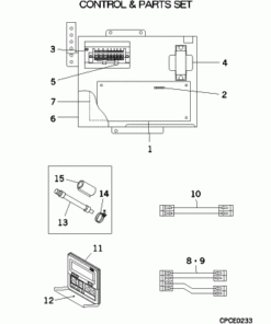 FDUMA90KXE5R CONTROL AND PARTS SET