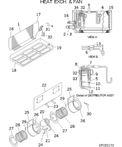 FDURA71KXE4R HEAT EXCH. AND FAN
