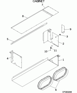 FDUSA602R-C CABINET ASSY