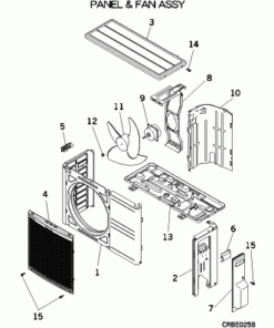 SRC40HG-S PANEL AND FAN ASSY