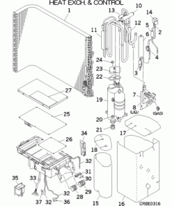 SRC60ZJX-S/C HEAT EXCH. AND CONTROL
