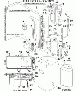 SRC80ZK-S/A HEAT EXCH. AND CONTROL