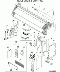 SRK35ZJX-S/C HEAT EXCH. AND CONTROL