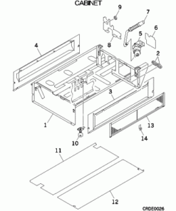 SRR25ZM-S CABINET ASSY