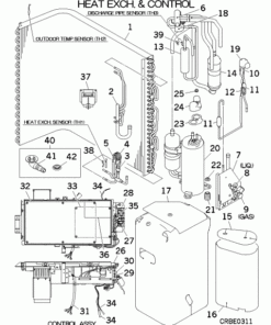 DXC21Z4-S HEAT EXCH. AND CONTROL