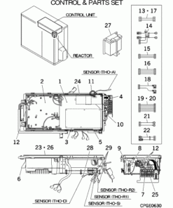 DXC24VNX CONTROL AND PARTS SET