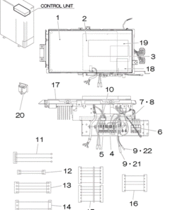 DXC32ZMA-S CONTROL AND PARTS SET