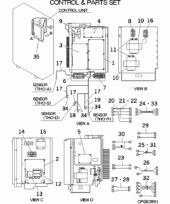 DXCA55VSA CONTROL AND PARTS SET
