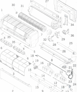 DXK09ZJ-S PANEL AND FAN ASSY