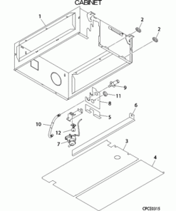 DXU24VF CABINET ASSY