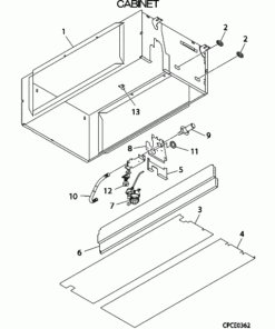 DXU48VF CABINET ASSY