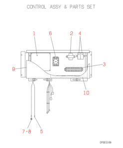FDC1008HES3 CONTROL AND PARTS SET