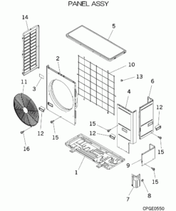 FDC100VN PANEL ASSY