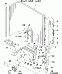 FDC112KXEN6 HEAT EXCH. ASSY