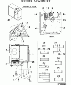 FDC112KXES6 CONTROL AND PARTS SET