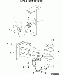 FDC125VN FAN AND COMPRESSOR