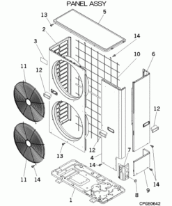 FDC224KXE6 PANEL ASSY