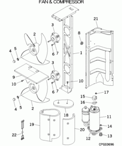 FDCA125VNX FAN AND COMPRESSOR