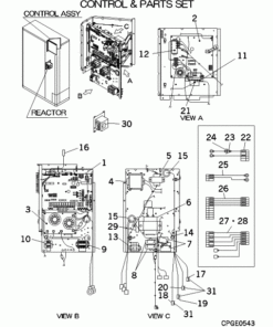 FDCA140HKXEN4R CONTROL AND PARTS SET