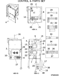 FDCA140HKXES4 CONTROL AND PARTS SET