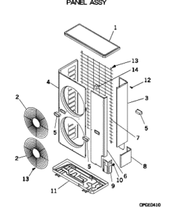 FDCA140HKXES4 PANEL ASSY
