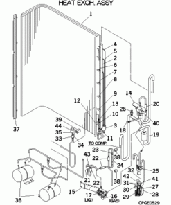FDCA140HKXES4A HEAT EXCH. ASSY