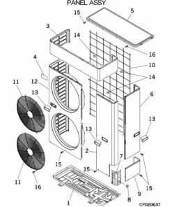 FDCA160VS PANEL ASSY