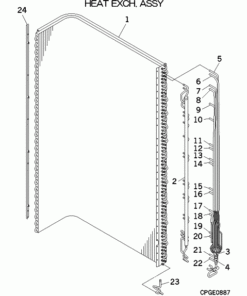 FDCA160VSA/1 HEAT EXCH. ASSY