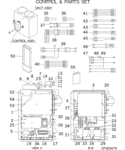 FDCA224HKXE4 CONTROL AND PARTS SET
