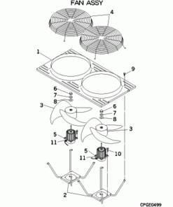 FDCA224HKXE4A FAN ASSY