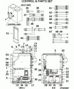 FDCA224HKXE4BR CONTROL AND PARTS SET