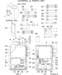 FDCA335HKXE4 CONTROL AND PARTS SET