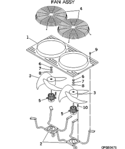 FDCA335HKXE4-K FAN ASSY