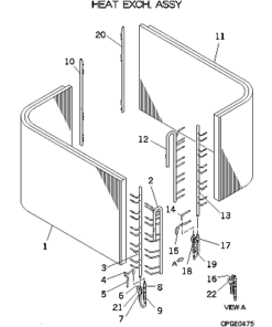FDCA335HKXE4-K HEAT EXCH. ASSY