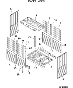 FDCA335HKXE4-K PANEL ASSY