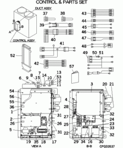 FDCA335HKXE4D CONTROL AND PARTS SET
