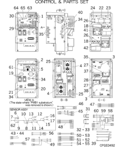 FDCA400HKXRE4 CONTROL AND PARTS SET