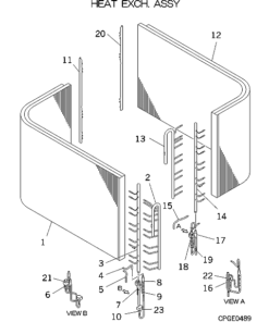 FDCA400HKXRE4 HEAT EXCH. ASSY