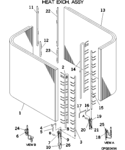 FDCA504HKXRE4 HEAT EXCH. ASSY