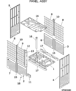 FDCA504HKXRE4 PANEL ASSY