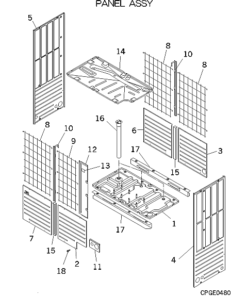 FDCA615HKXE4BR PANEL ASSY