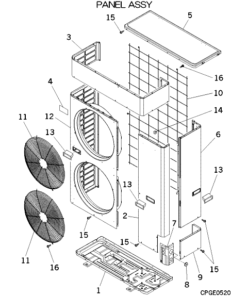 FDCVA1002HESAR PANEL ASSY
