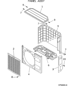 FDCVA201HEN PANEL ASSY