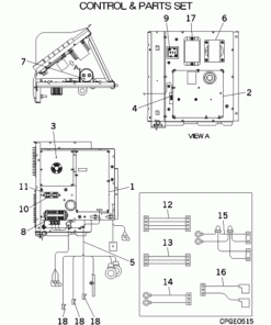 FDCVA402HENR CONTROL AND PARTS SET