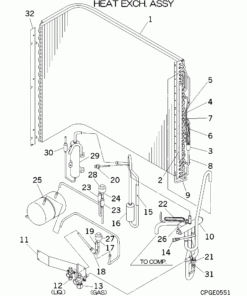 FDCVA602HENAR HEAT EXCH. ASSY