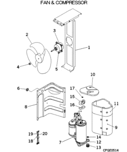 FDCVA602HENR FAN AND COMPRESSOR