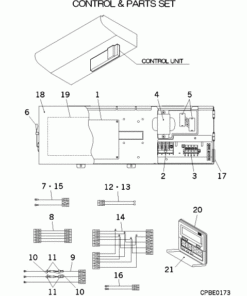 FDE140KXE6D CONTROL AND PARTS SET