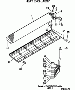 FDEN100VF HEAT EXCH. ASSY