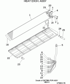 FDEN125VD HEAT EXCH. ASSY